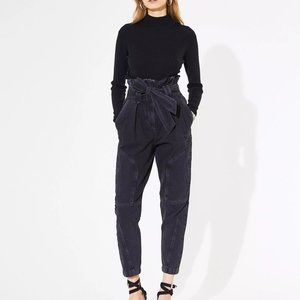 IRO Harry Pants, Black Denim (size 36)